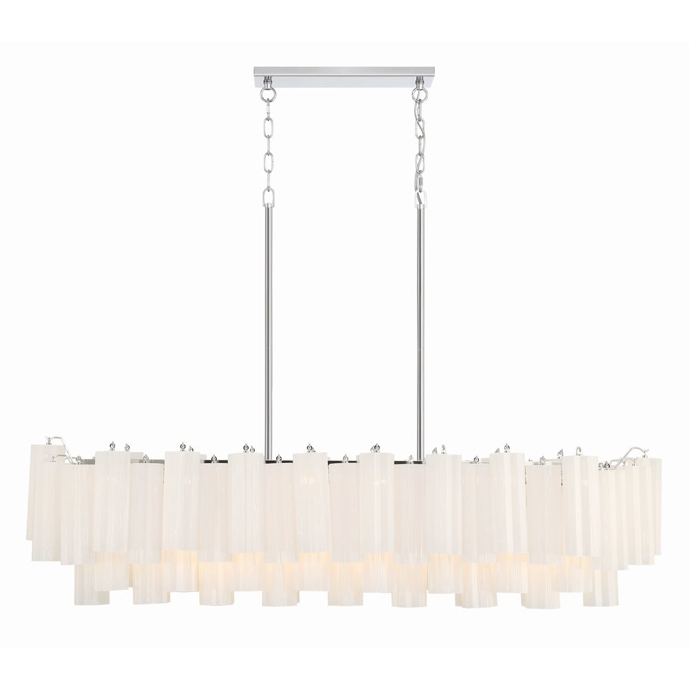 Linear Glass Chandelier — Chandelier | Maison Monashee — view 15