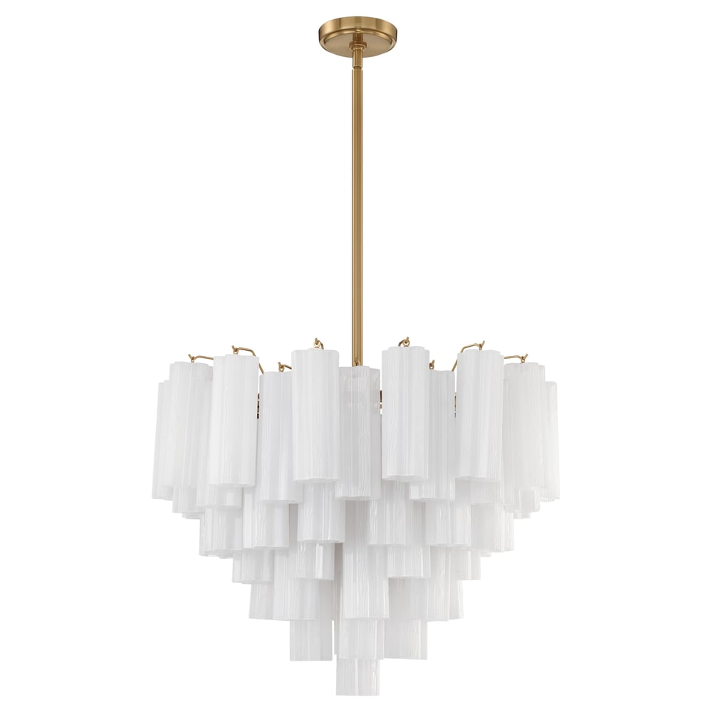 Murano Glass Tube Chandelier — Chandelier | Maison Monashee — view 75