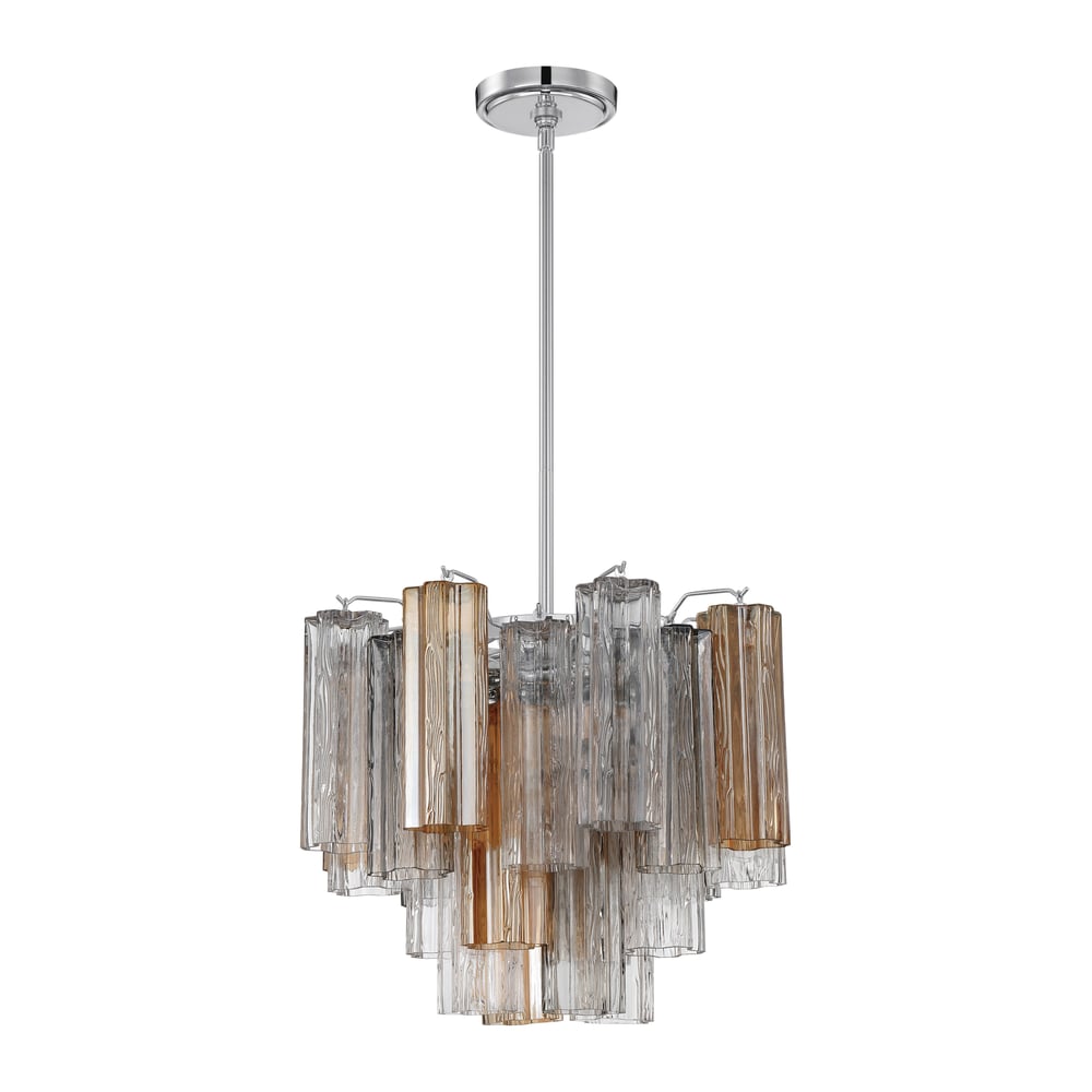 Murano Glass Tube Chandelier — Chandelier | Maison Monashee — view 49