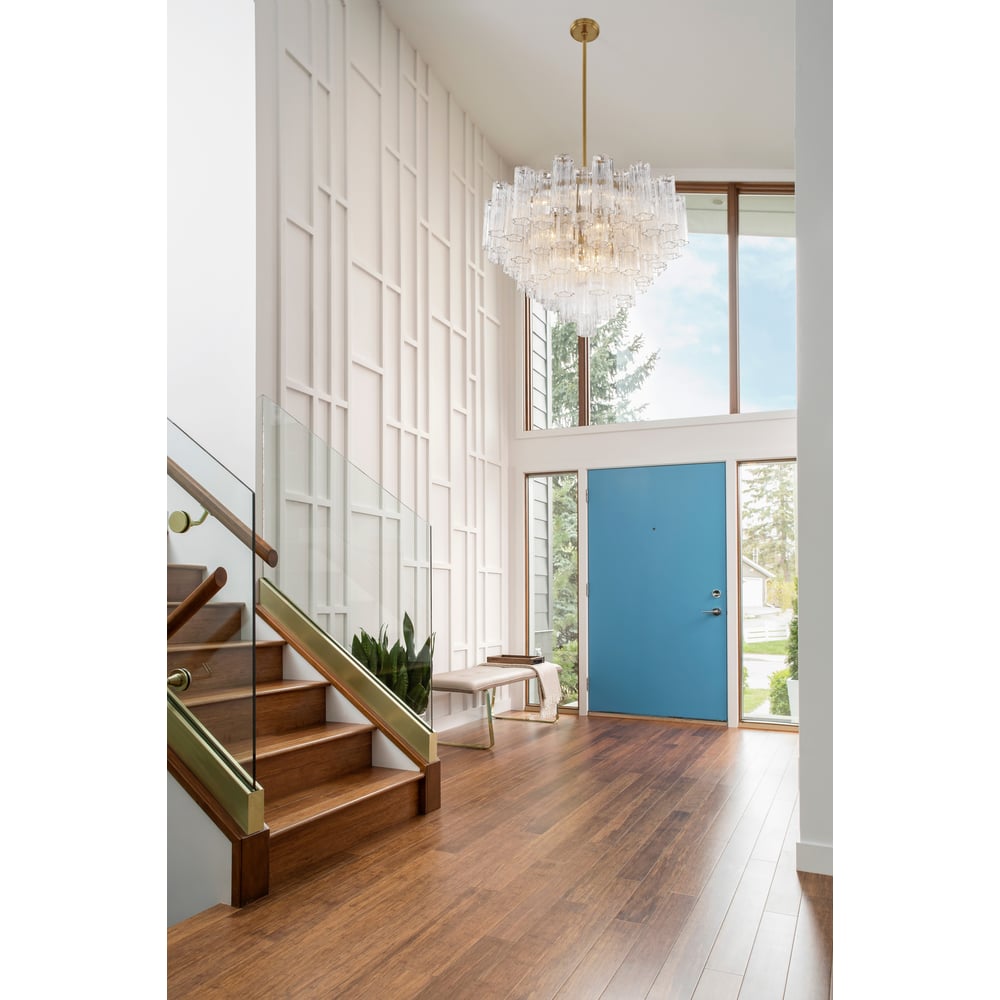 Murano Glass Tube Chandelier — Chandelier | Maison Monashee — view 51