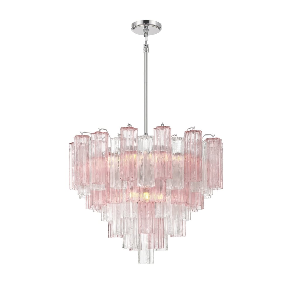 Murano Glass Tube Chandelier — Chandelier | Maison Monashee — view 52