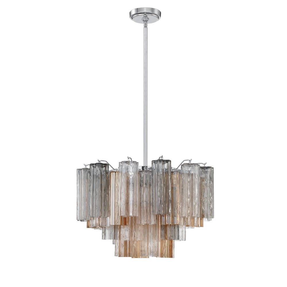 Murano Glass Tube Chandelier — Chandelier | Maison Monashee — view 53