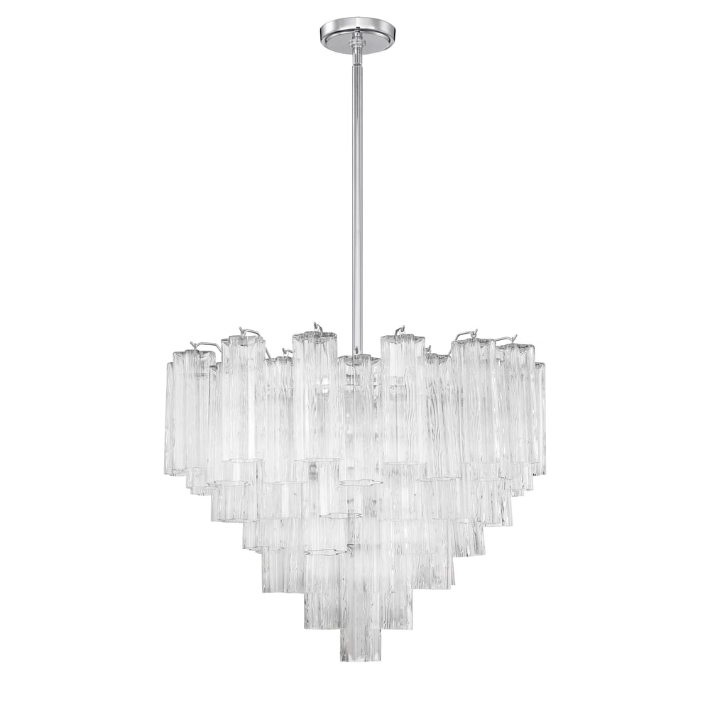 Murano Glass Tube Chandelier — Chandelier | Maison Monashee — view 55