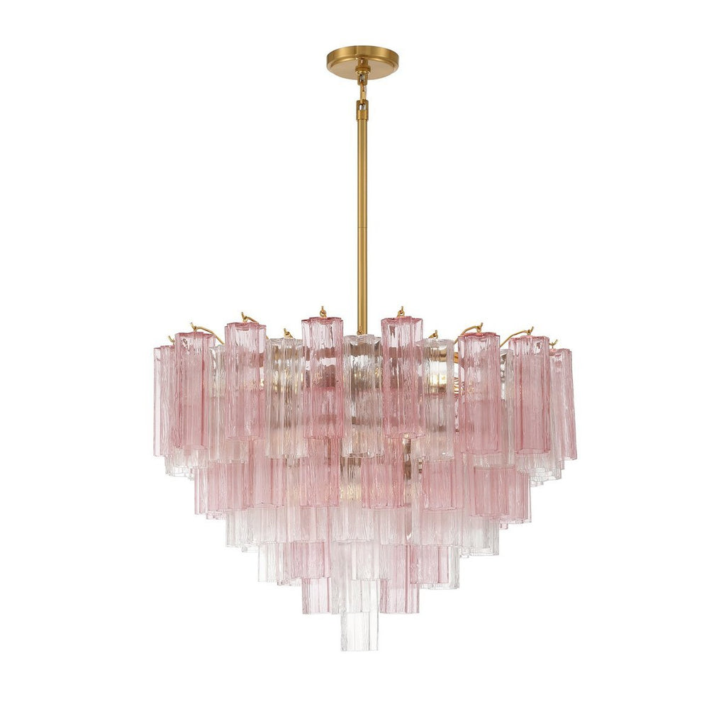 Murano Glass Tube Chandelier — Chandelier | Maison Monashee — view 76