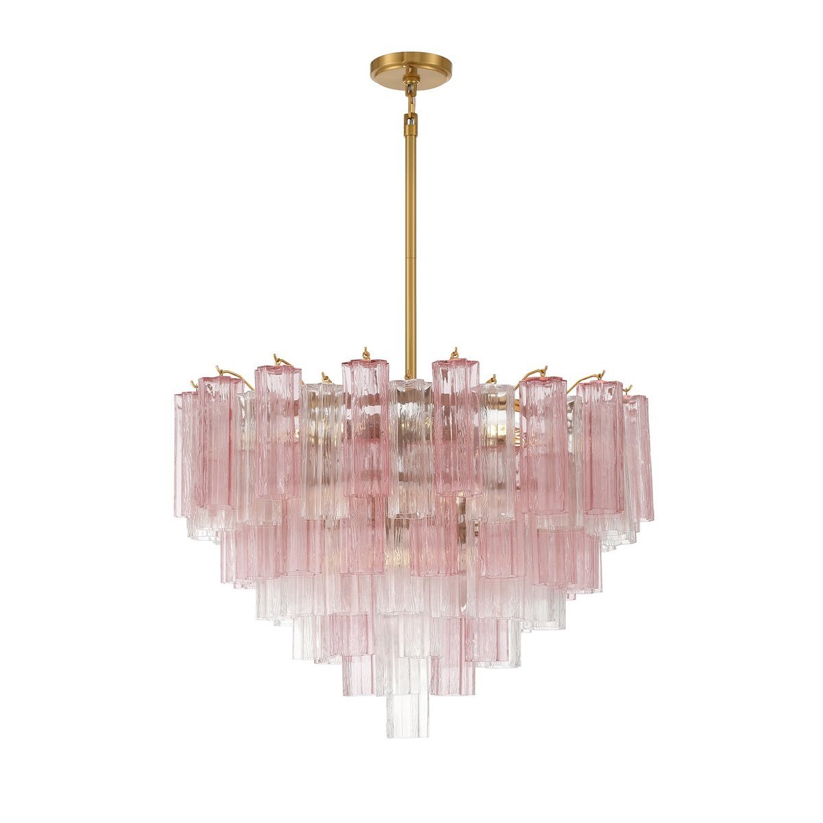 Murano Glass Tube Chandelier — Chandelier | Maison Monashee — view 76