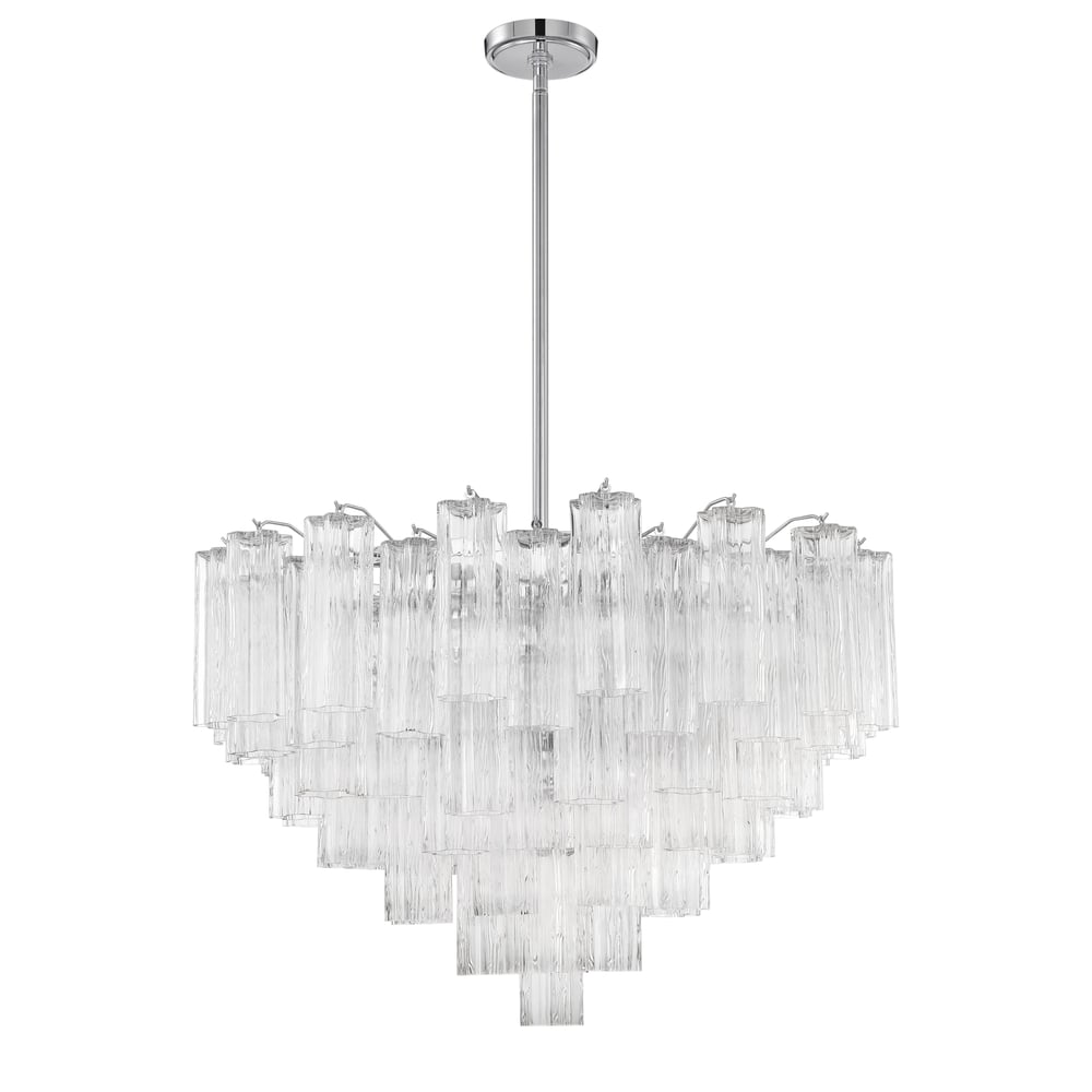 Murano Glass Tube Chandelier — Chandelier | Maison Monashee — view 56