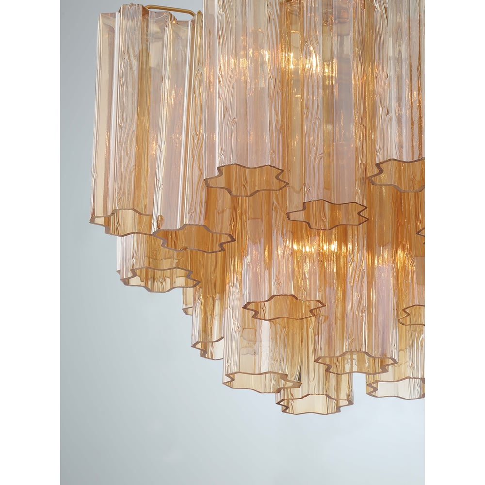 Murano Glass Tube Chandelier — Chandelier | Maison Monashee — view 57