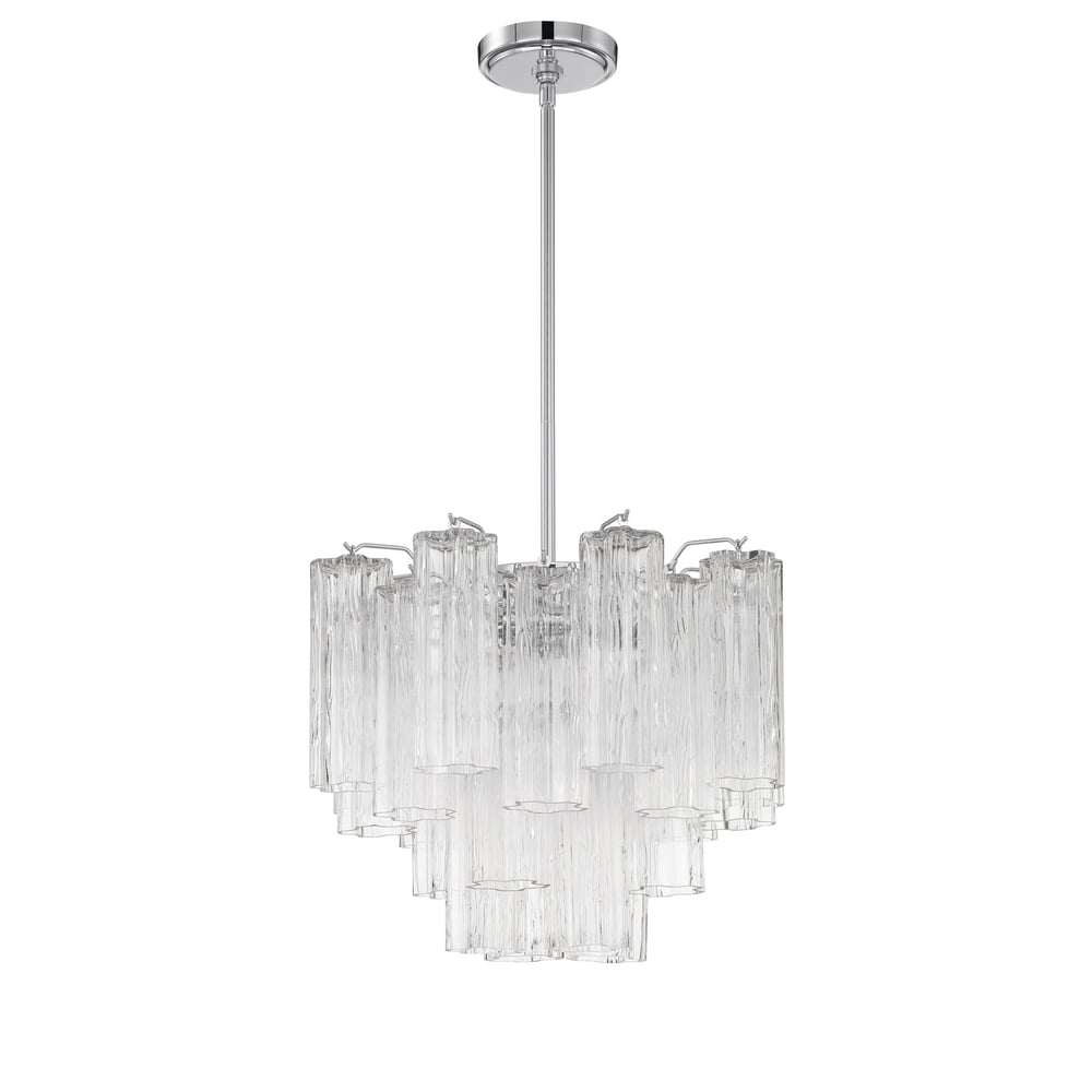 Murano Glass Tube Chandelier — Chandelier | Maison Monashee — view 58