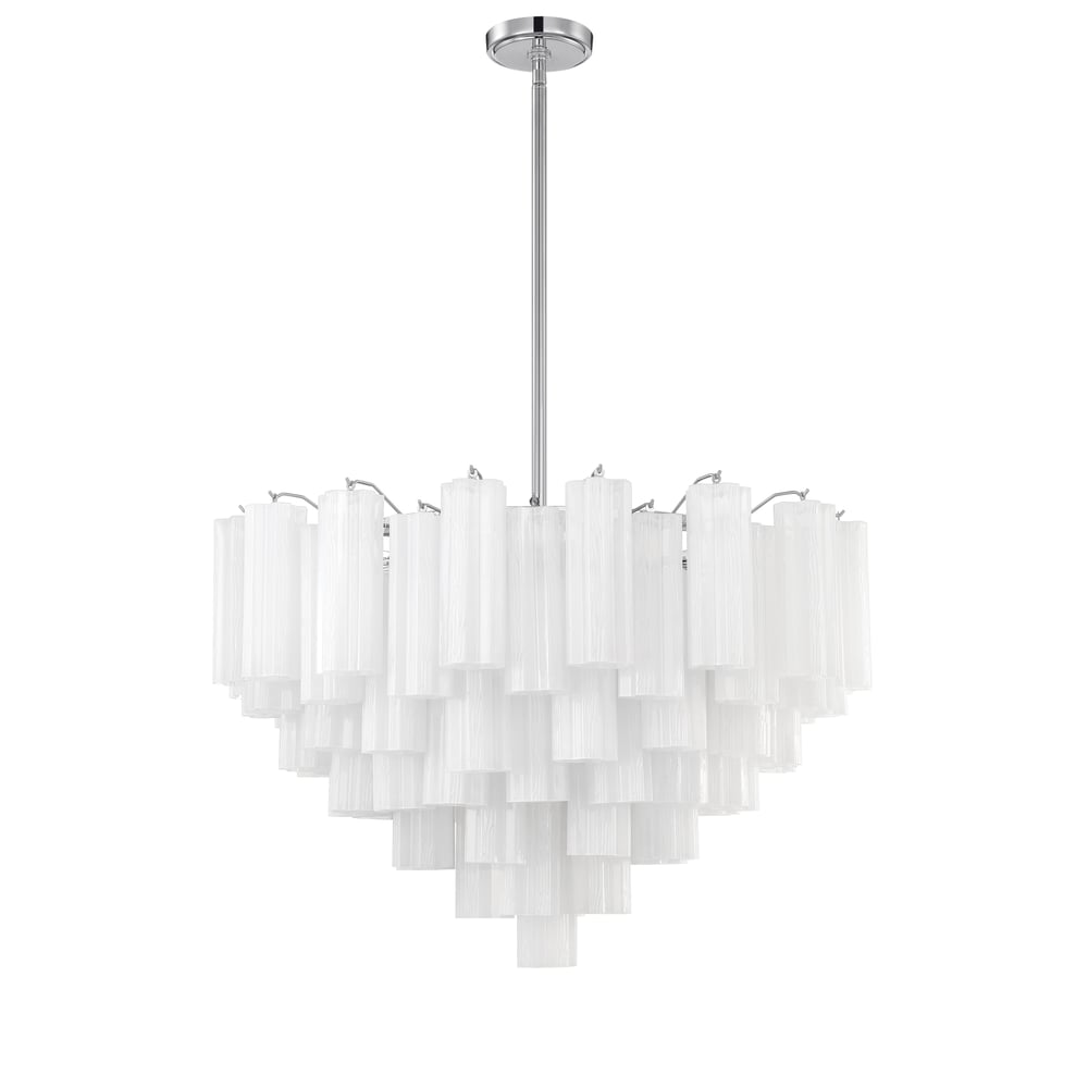 Murano Glass Tube Chandelier — Chandelier | Maison Monashee — view 59