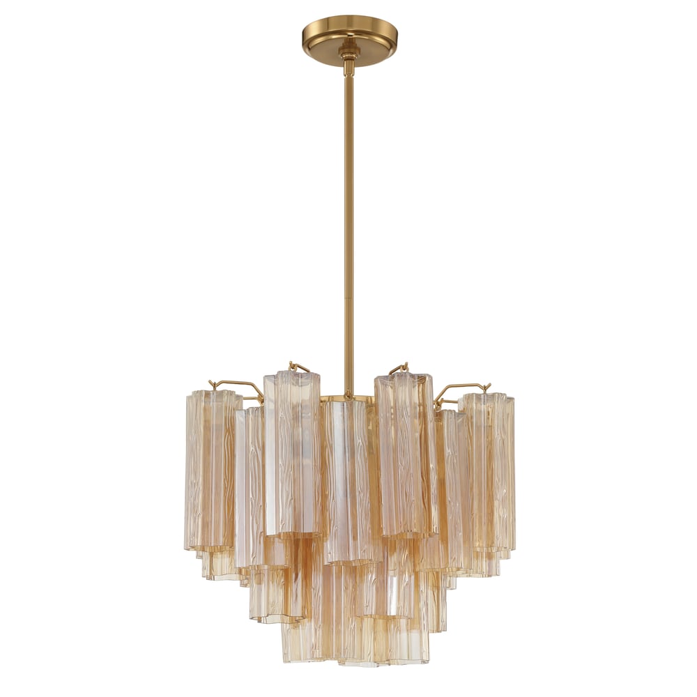 Murano Glass Tube Chandelier — Chandelier | Maison Monashee — view 61
