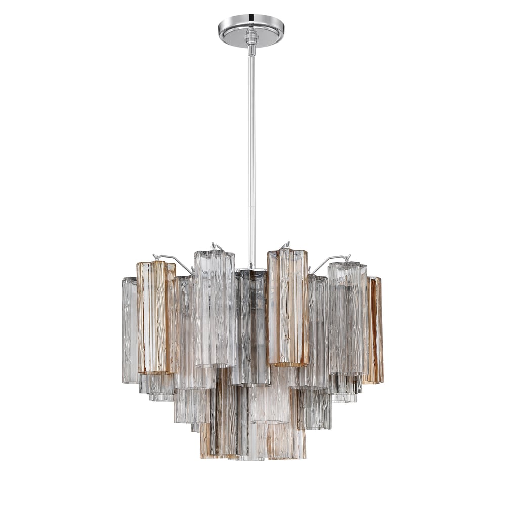 Murano Glass Tube Chandelier — Chandelier | Maison Monashee — view 63