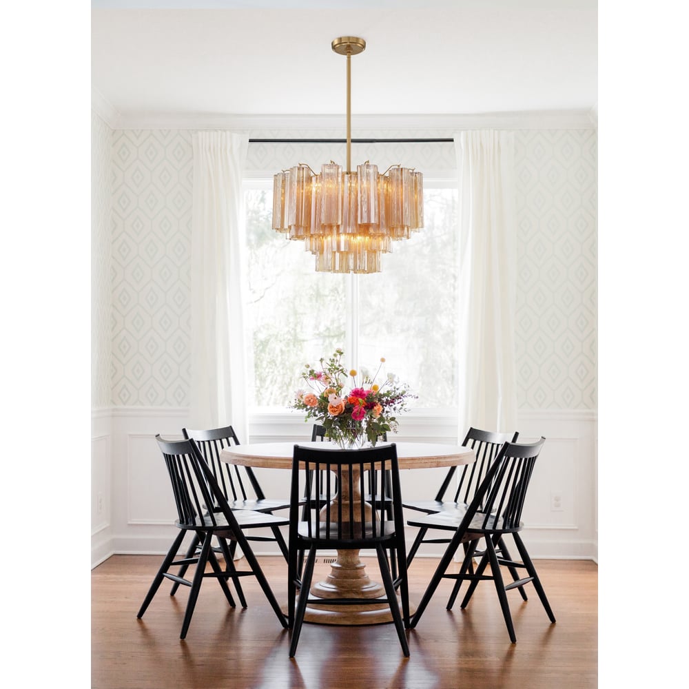 Murano Glass Tube Chandelier — Chandelier | Maison Monashee — view 10