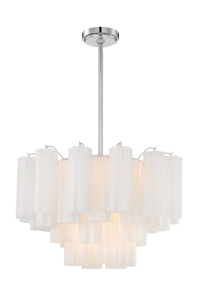 Murano Glass Tube Chandelier — Chandelier | Maison Monashee — view 78