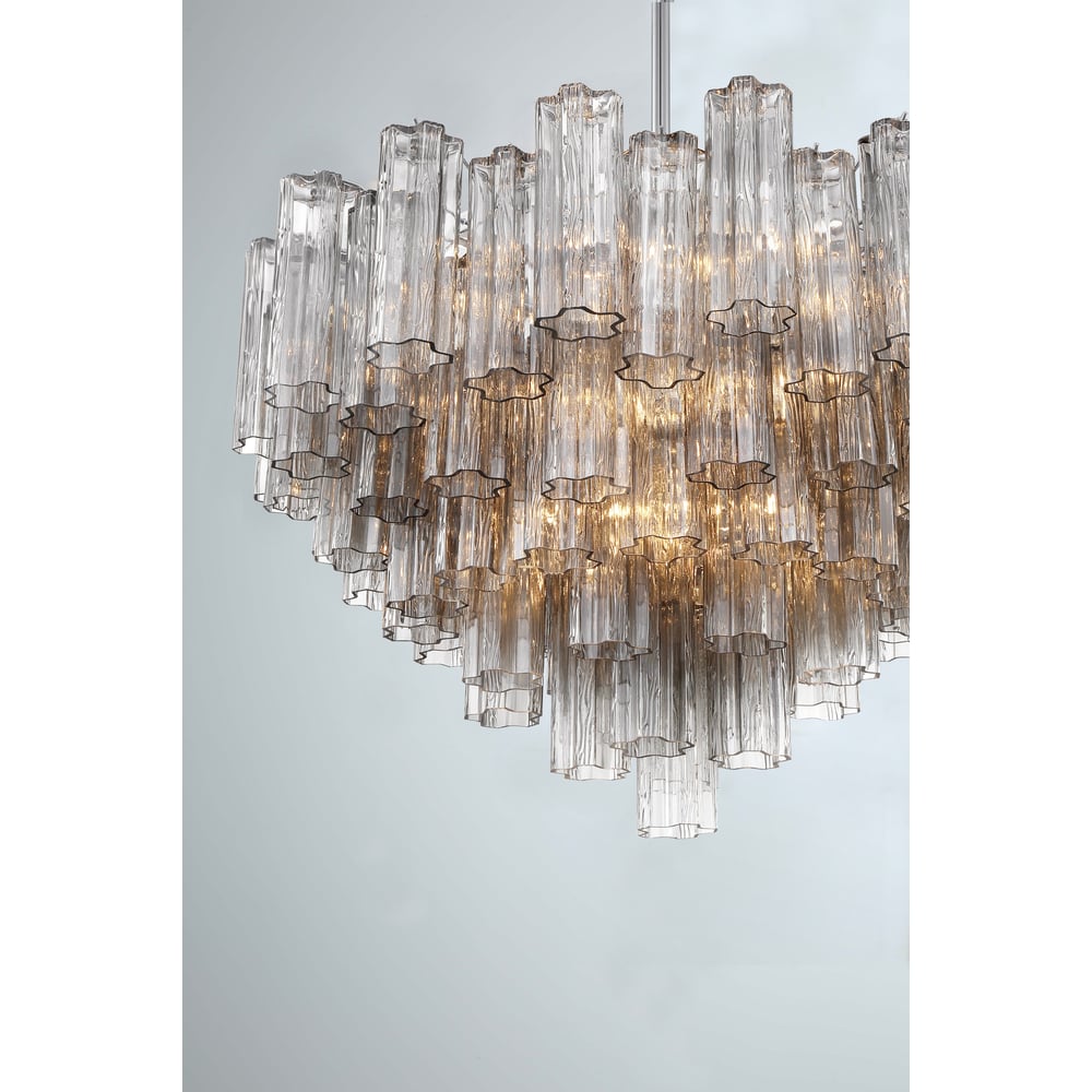 Murano Glass Tube Chandelier — Chandelier | Maison Monashee — view 83