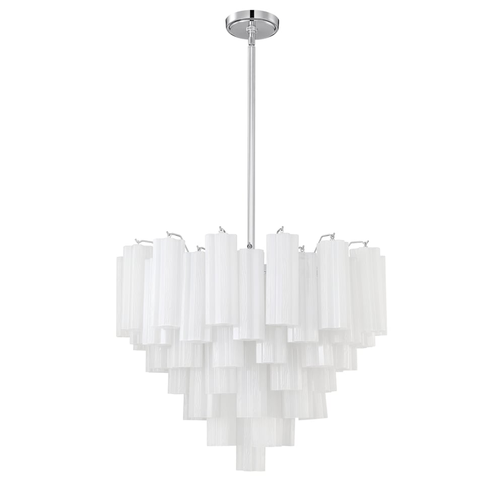 Murano Glass Tube Chandelier — Chandelier | Maison Monashee — view 84