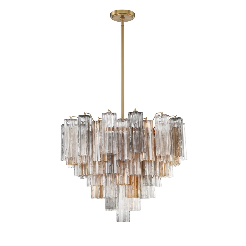 Murano Glass Tube Chandelier — Chandelier | Maison Monashee — view 68