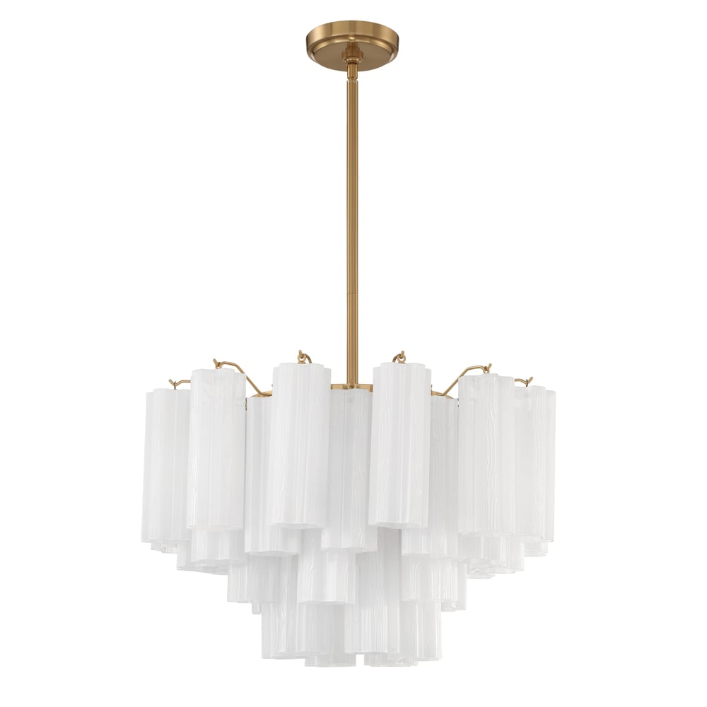 Murano Glass Tube Chandelier — Chandelier | Maison Monashee — view 86