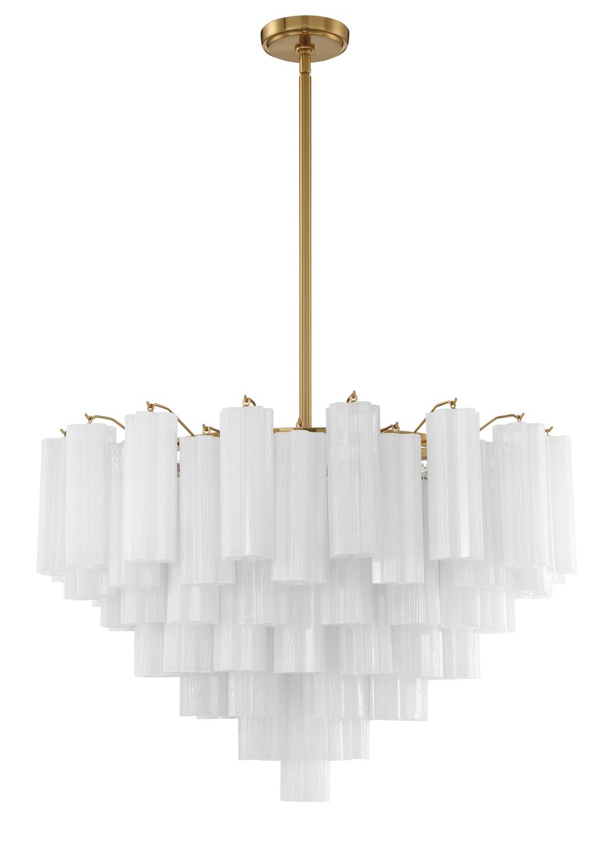 Murano Glass Tube Chandelier — Chandelier | Maison Monashee — view 87