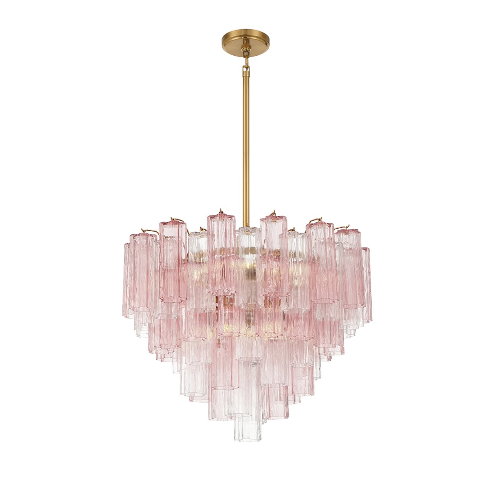 Murano Glass Tube Chandelier — Chandelier | Maison Monashee — view 90