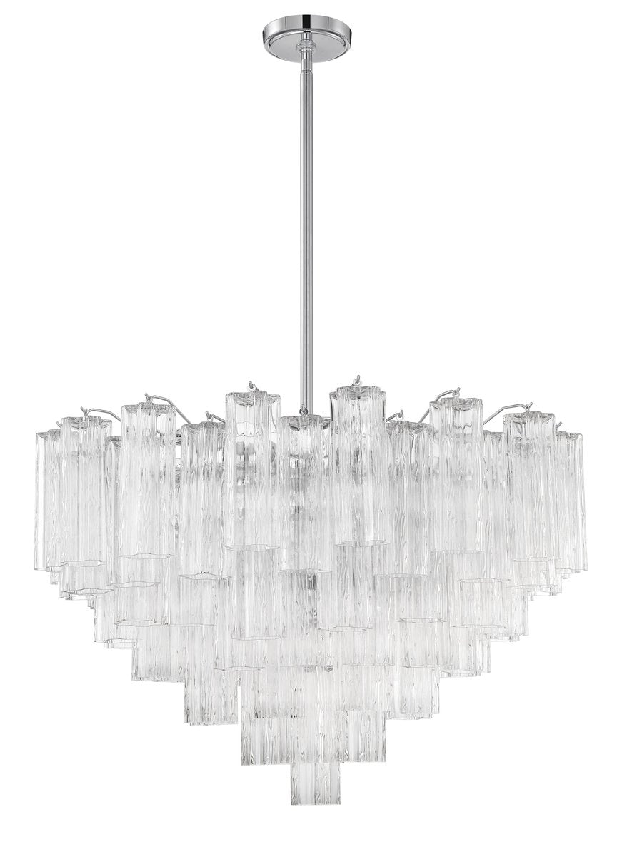 Murano Glass Tube Chandelier — Chandelier | Maison Monashee — view 91