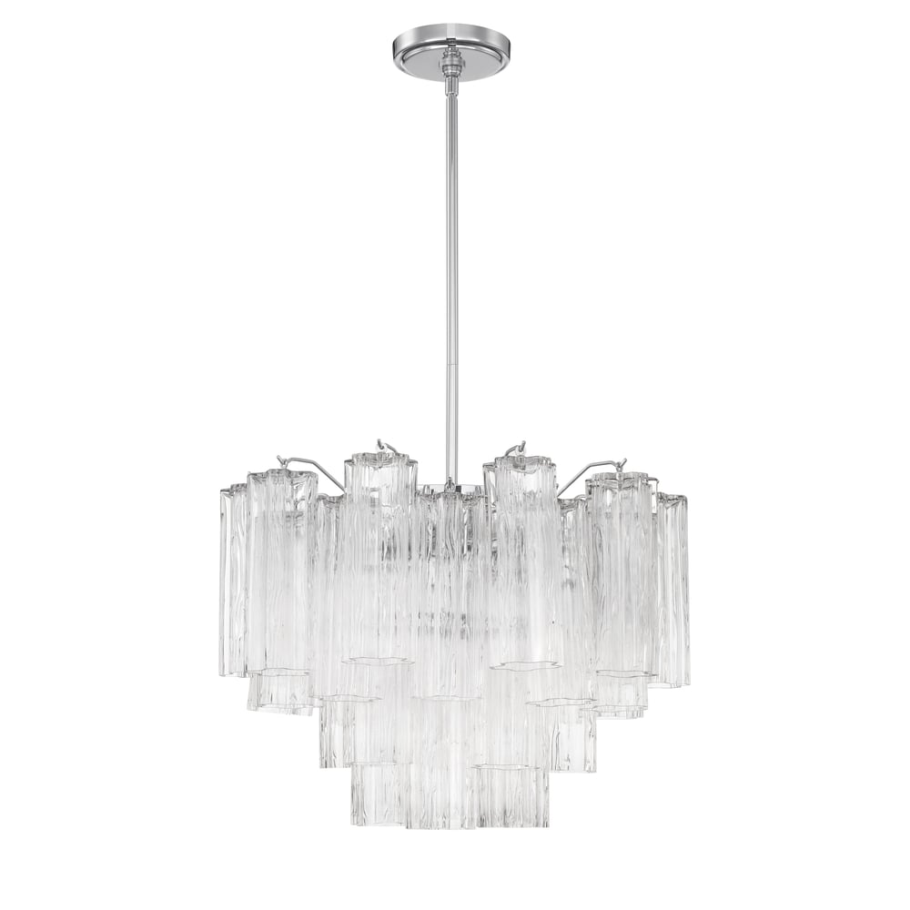 Murano Glass Tube Chandelier — Chandelier | Maison Monashee — view 93