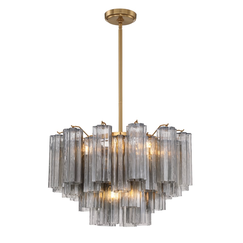 Murano Glass Tube Chandelier — Chandelier | Maison Monashee — view 94