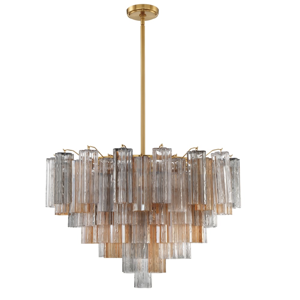 Murano Glass Tube Chandelier — Chandelier | Maison Monashee — view 69