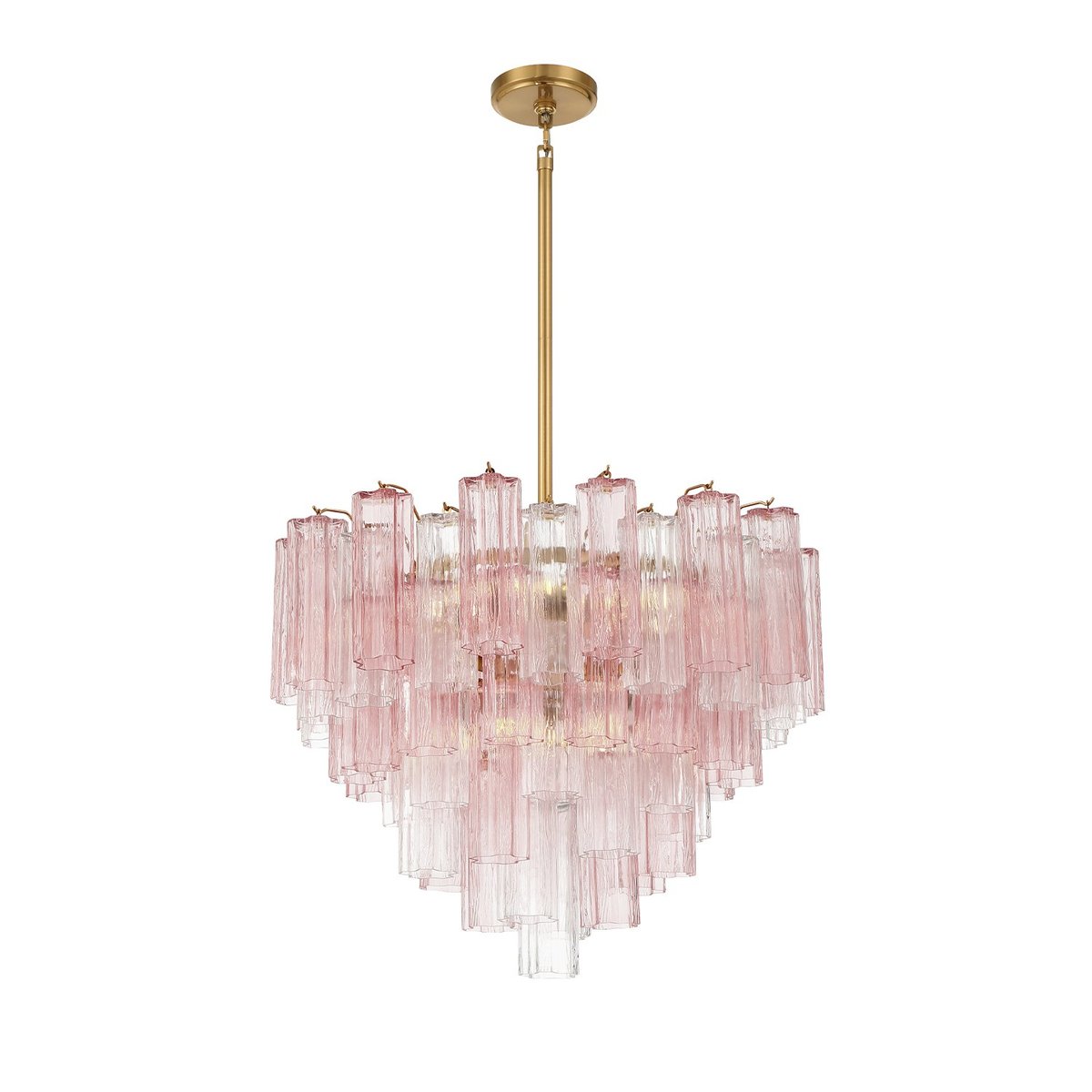 Murano Glass Tube Chandelier — Chandelier | Maison Monashee — view 95