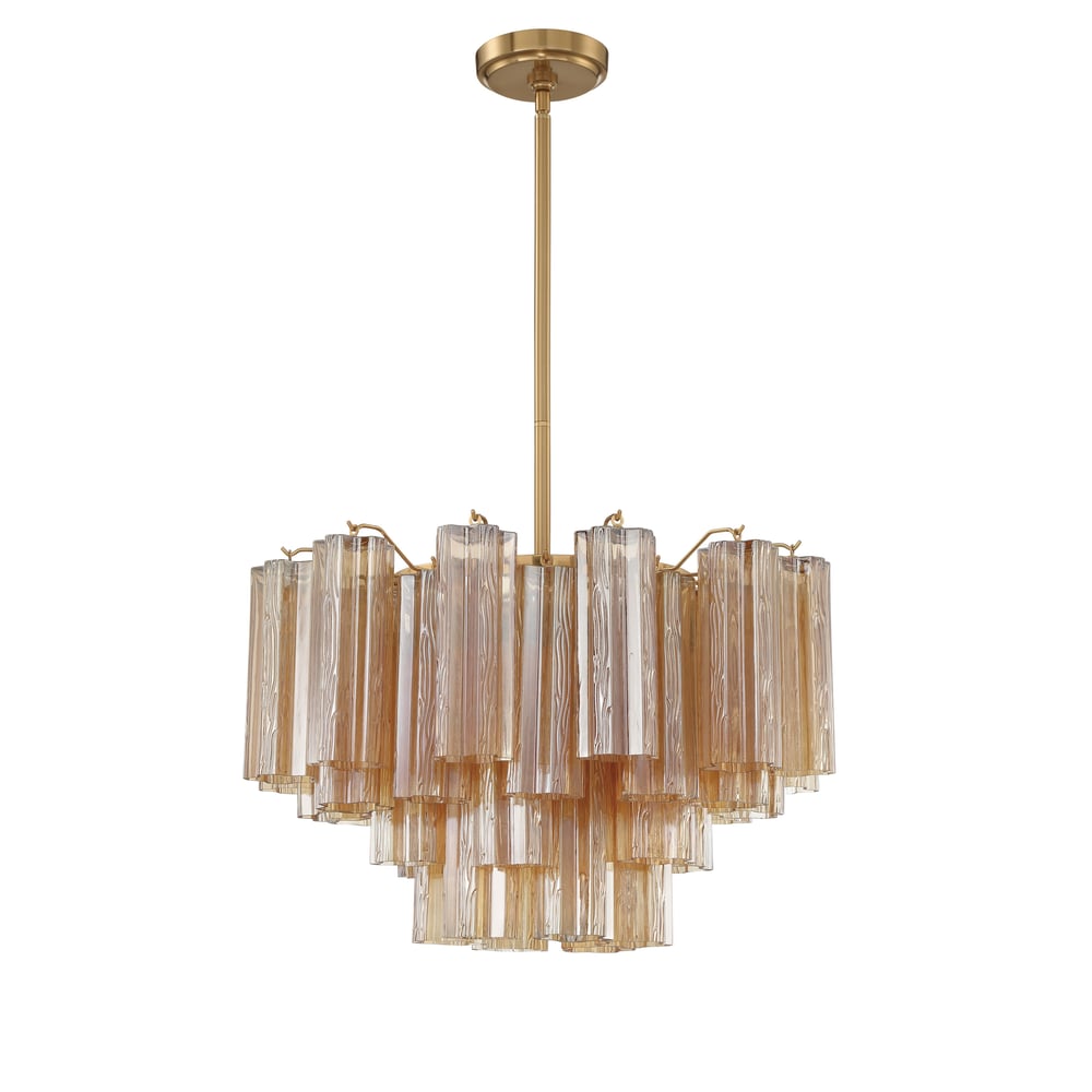 Murano Glass Tube Chandelier — Chandelier | Maison Monashee — view 97