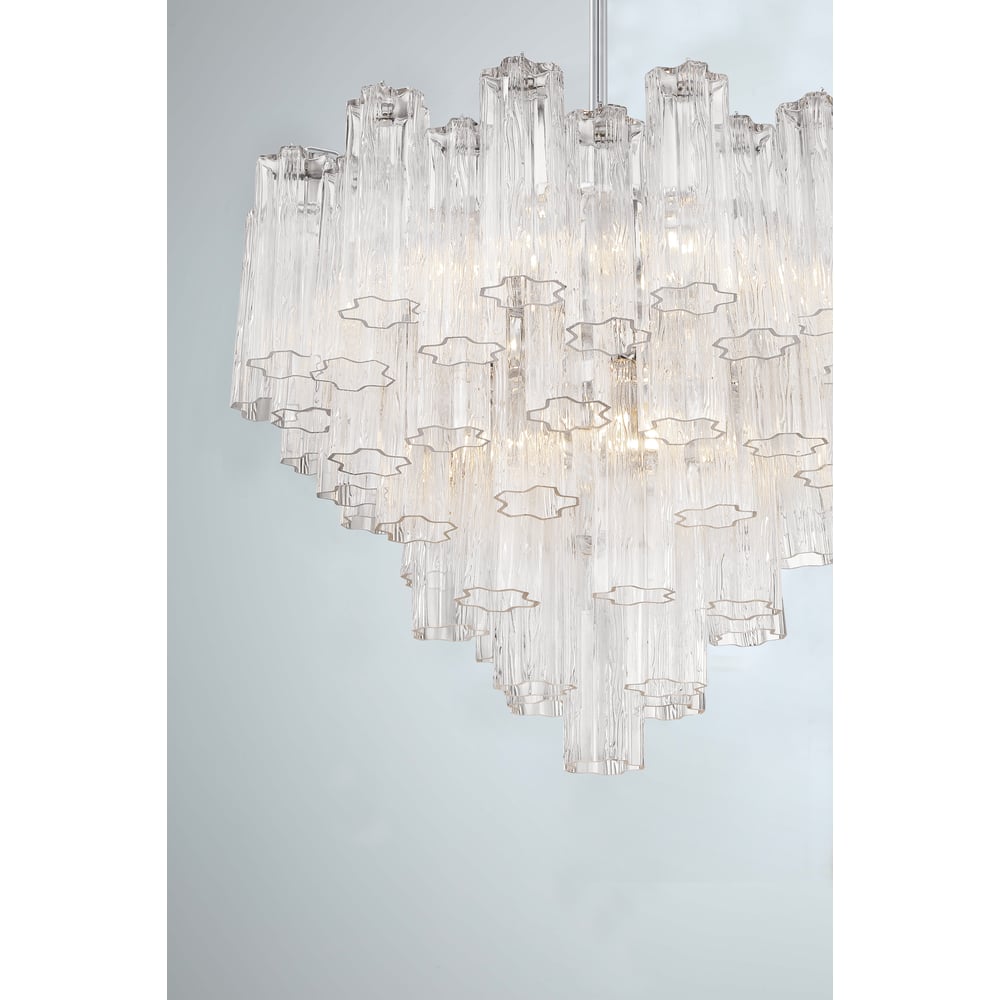 Murano Glass Tube Chandelier — Chandelier | Maison Monashee — view 98