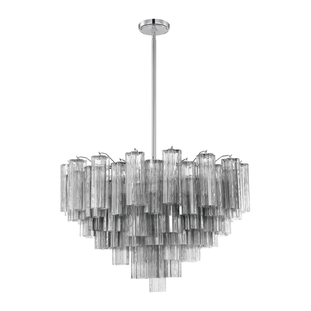 Murano Glass Tube Chandelier — Chandelier | Maison Monashee — view 101