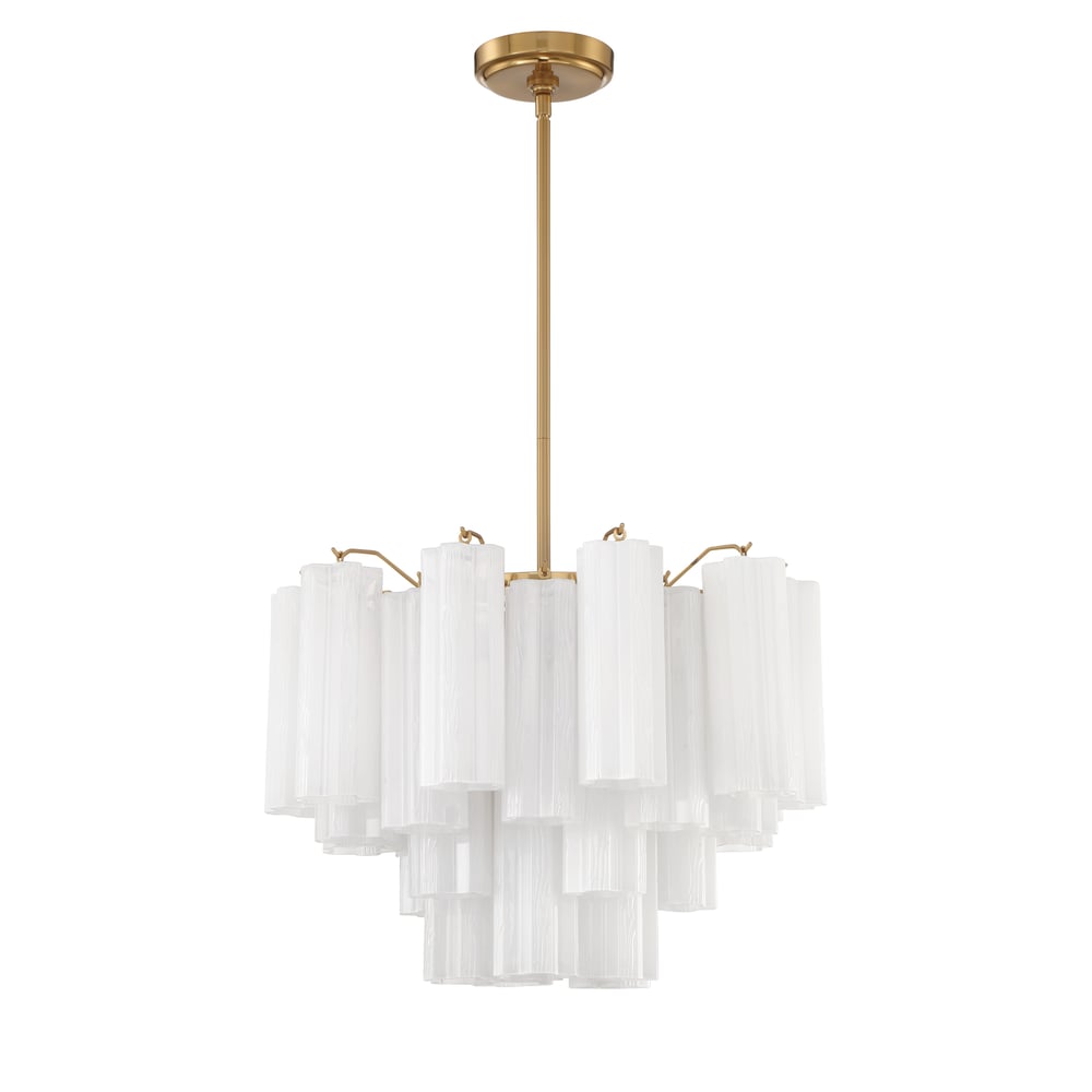 Murano Glass Tube Chandelier — Chandelier | Maison Monashee — view 106