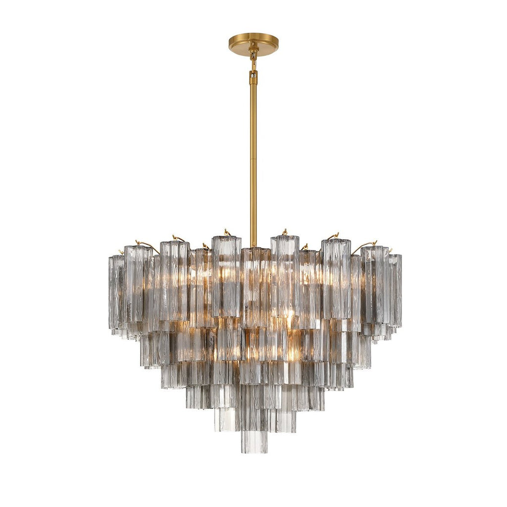 Murano Glass Tube Chandelier — Chandelier | Maison Monashee — view 107