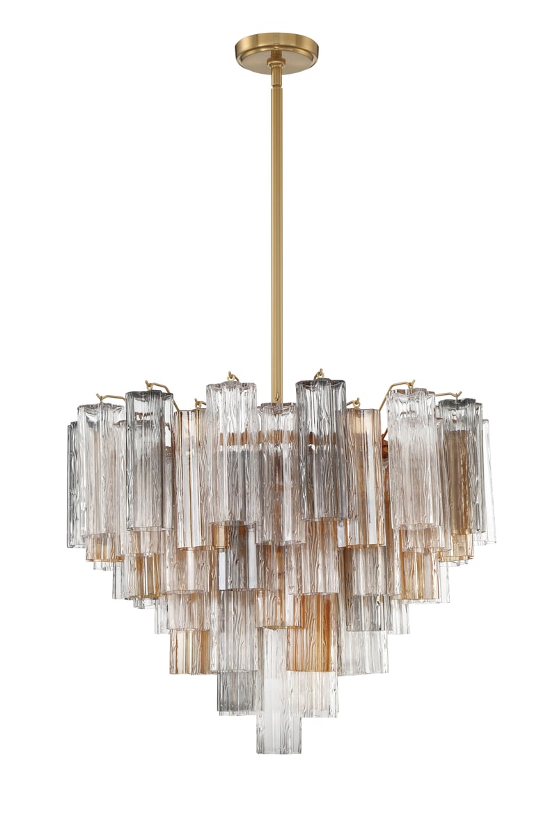 Murano Glass Tube Chandelier — Chandelier | Maison Monashee — view 108