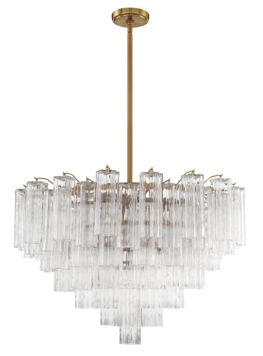 Murano Glass Tube Chandelier — Chandelier | Maison Monashee — view 114