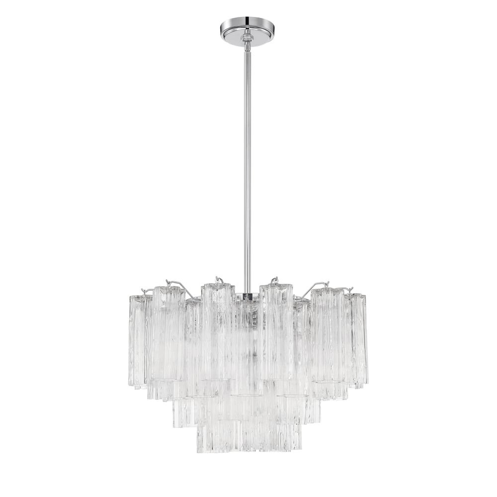 Murano Glass Tube Chandelier — Chandelier | Maison Monashee — view 115