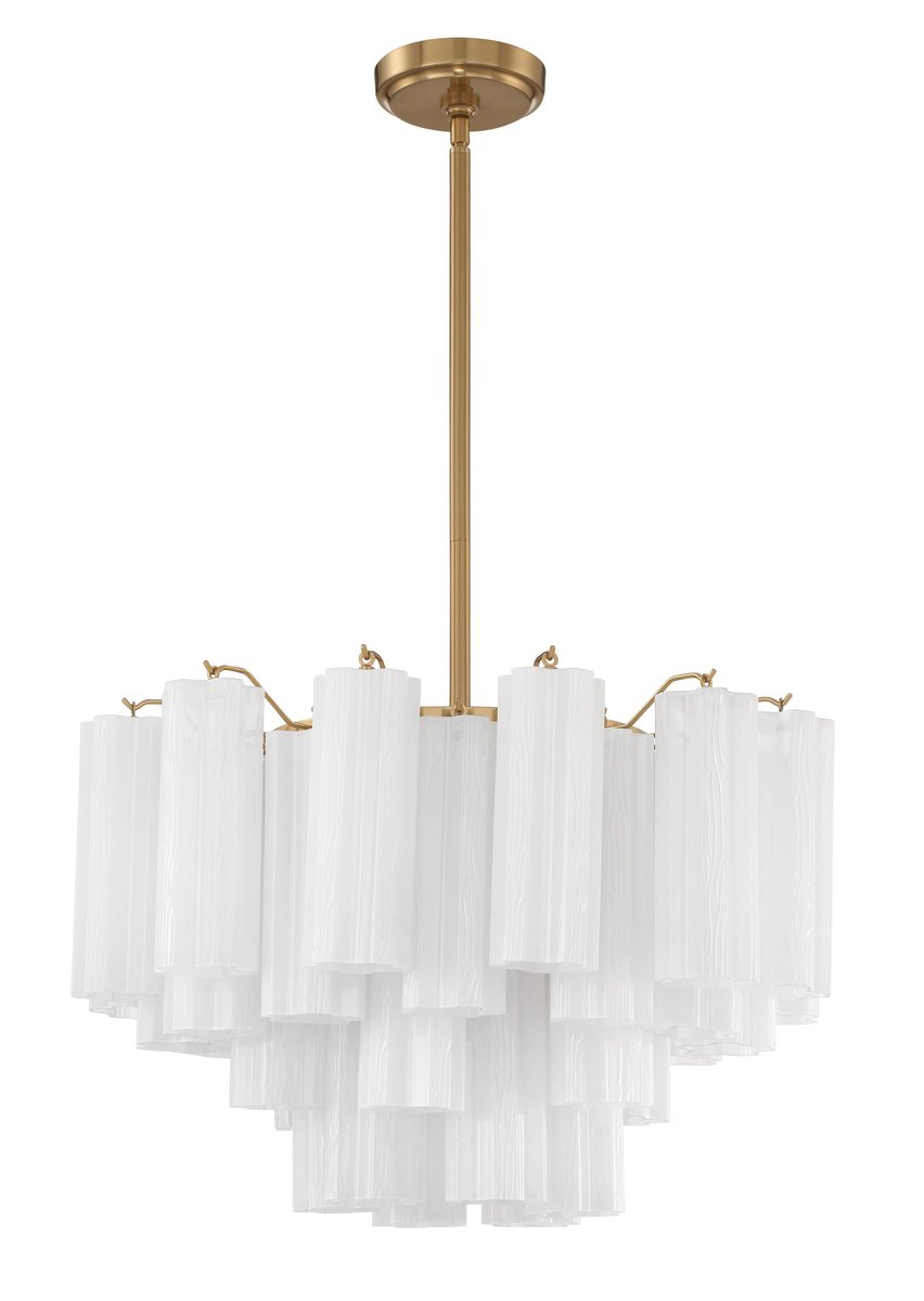 Murano Glass Tube Chandelier — Chandelier | Maison Monashee — view 12
