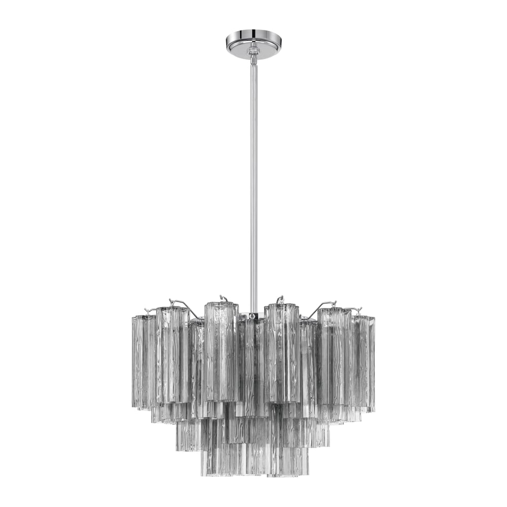 Murano Glass Tube Chandelier — Chandelier | Maison Monashee — view 14
