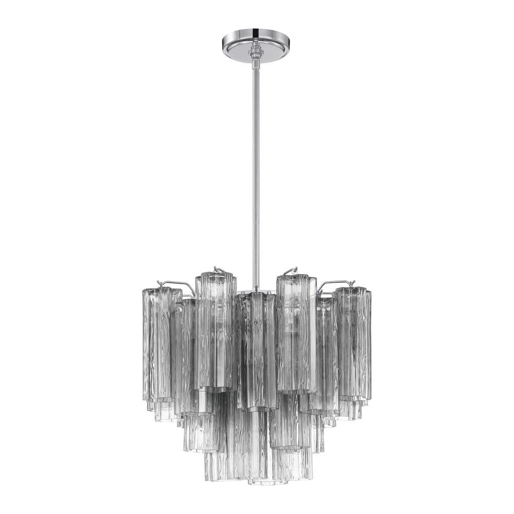 Murano Glass Tube Chandelier — Chandelier | Maison Monashee — view 22