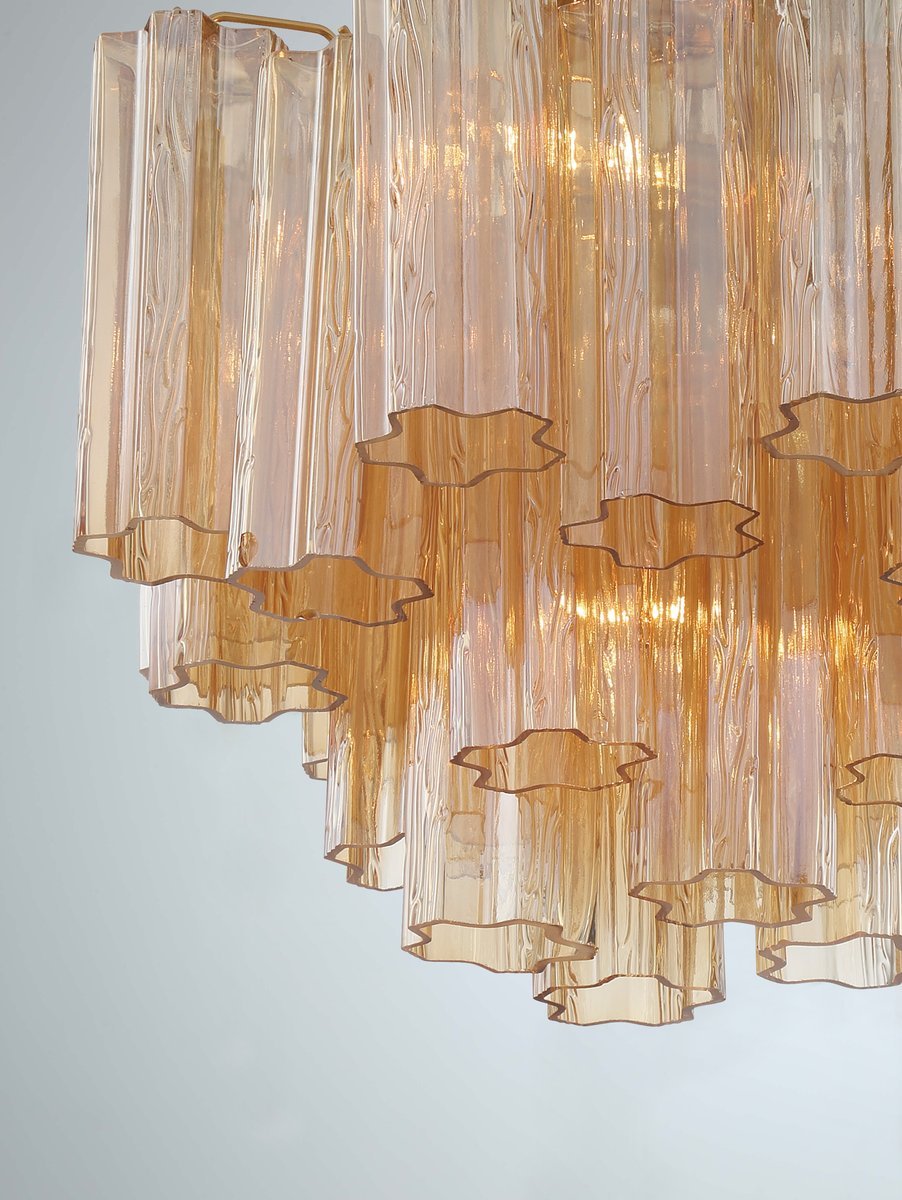 Murano Glass Tube Chandelier — Chandelier | Maison Monashee — view 23