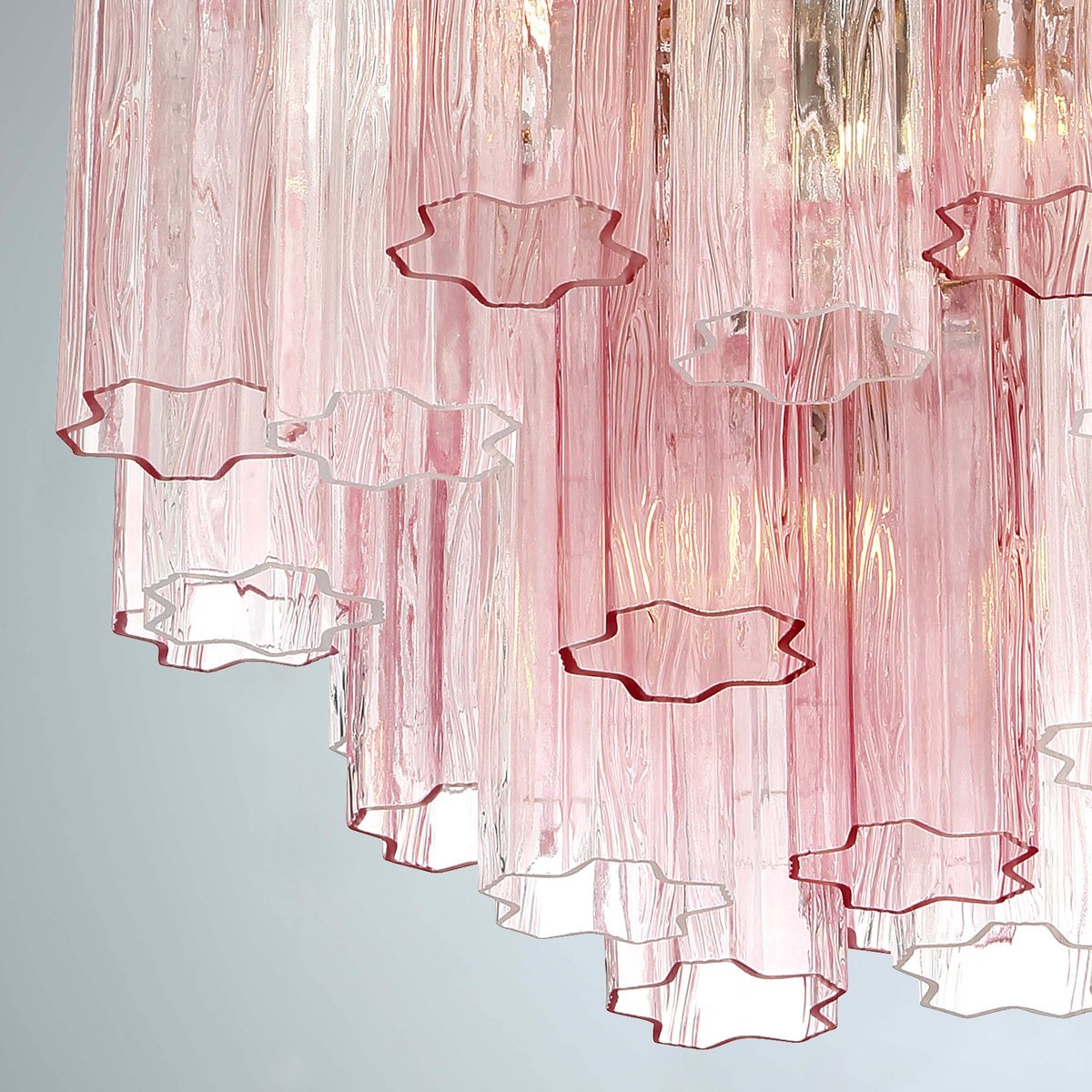 Murano Glass Tube Chandelier — Chandelier | Maison Monashee — view 25