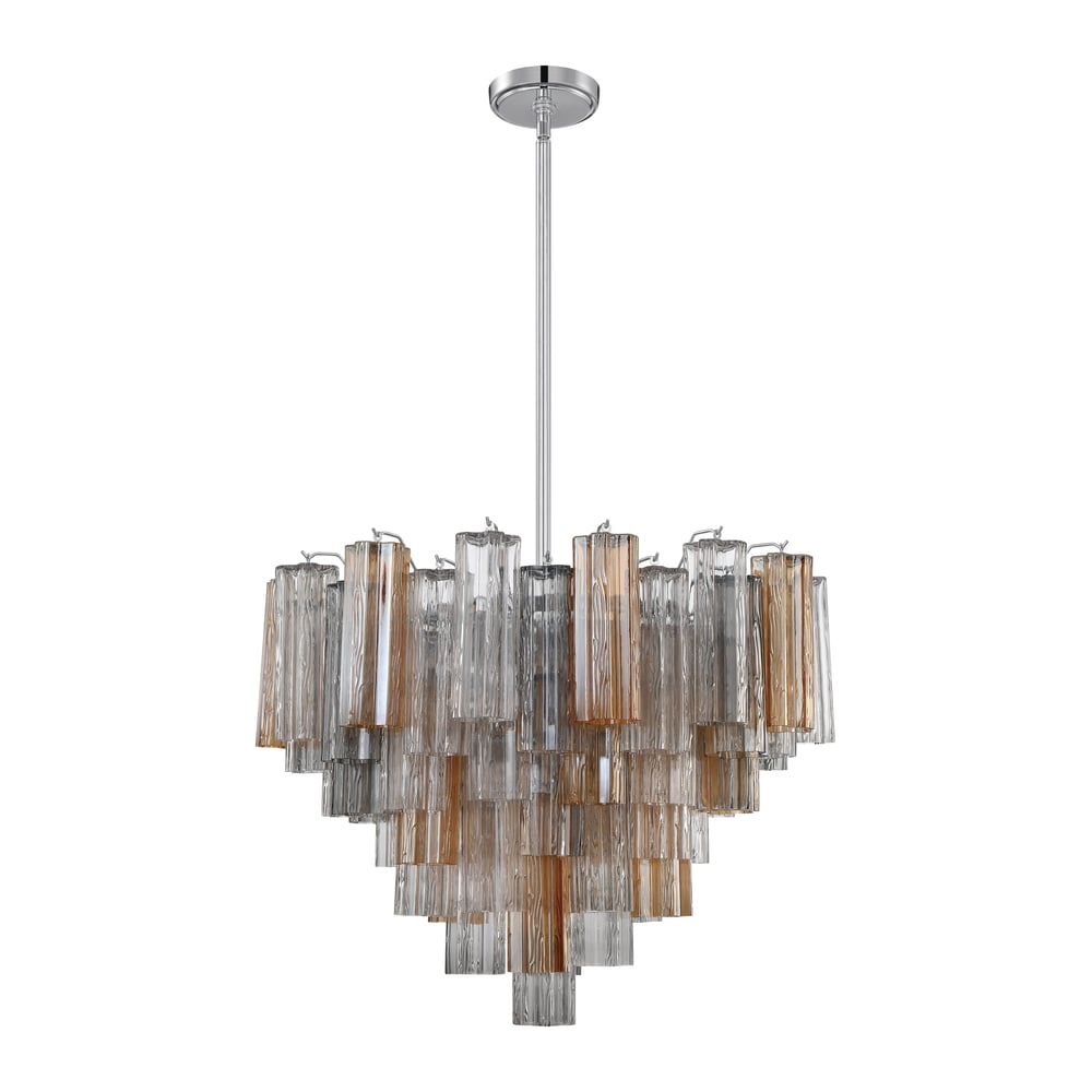 Murano Glass Tube Chandelier — Chandelier | Maison Monashee — view 27