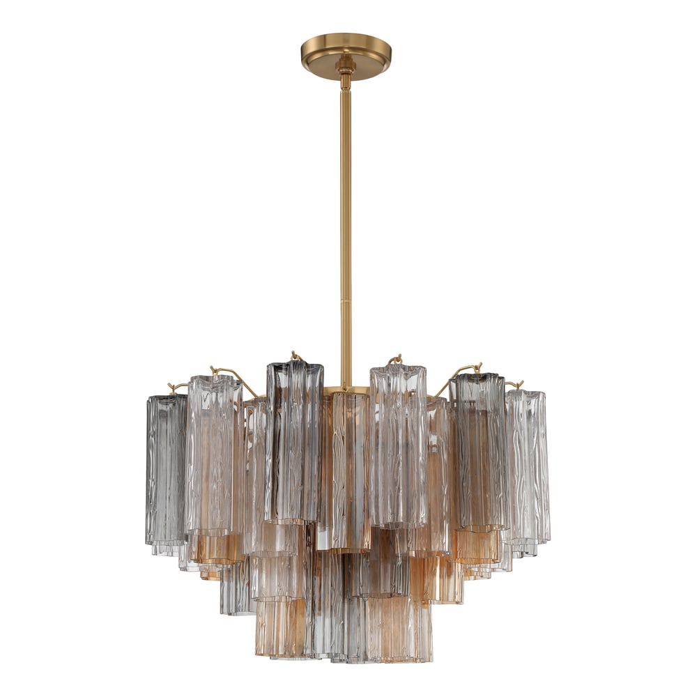 Murano Glass Tube Chandelier — Chandelier | Maison Monashee — view 29