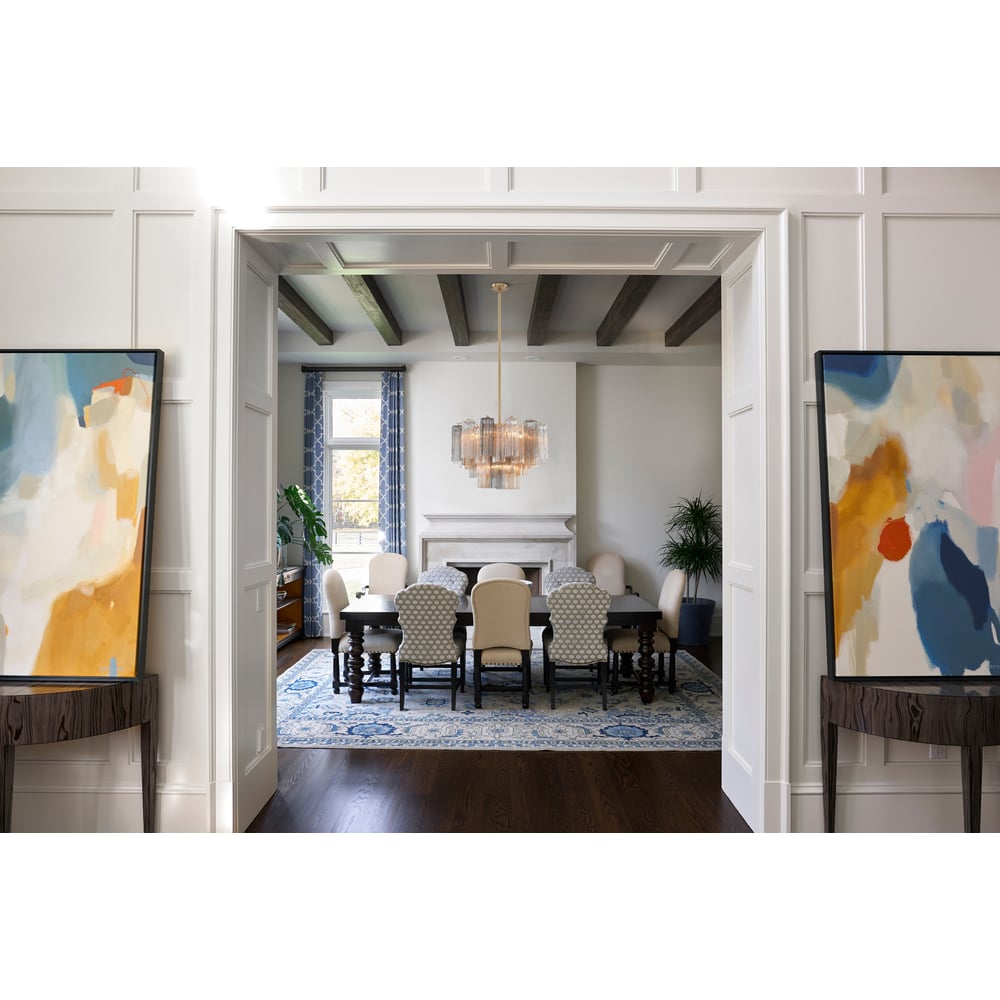 Murano Glass Tube Chandelier — Chandelier | Maison Monashee — view 73