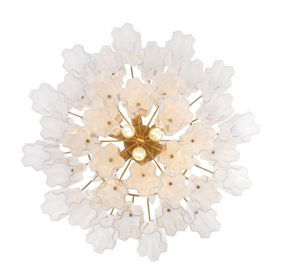 Murano Glass Tube Chandelier — Chandelier | Maison Monashee — view 30