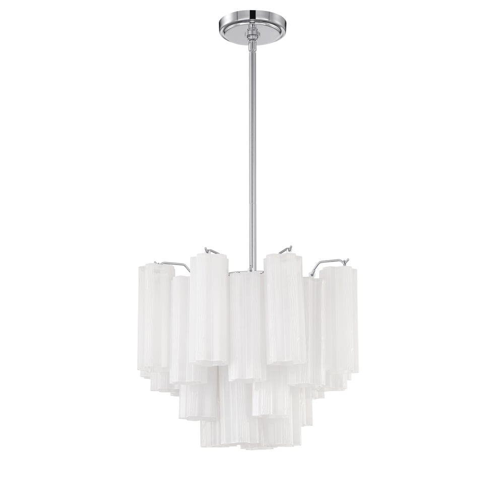 Murano Glass Tube Chandelier — Chandelier | Maison Monashee — view 32