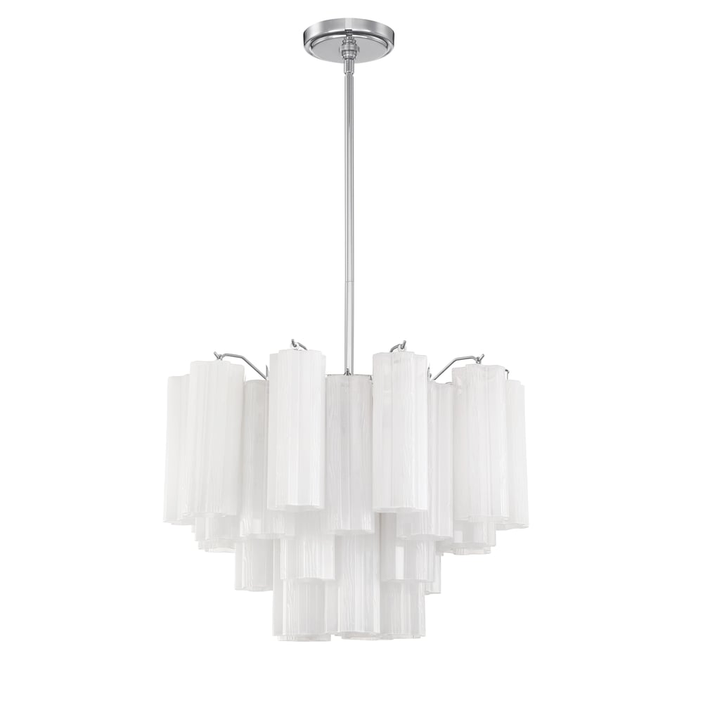 Murano Glass Tube Chandelier — Chandelier | Maison Monashee — view 34