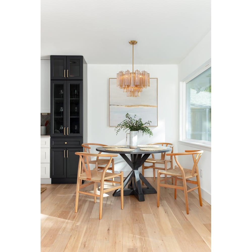 Murano Glass Tube Chandelier — Chandelier | Maison Monashee — view 11