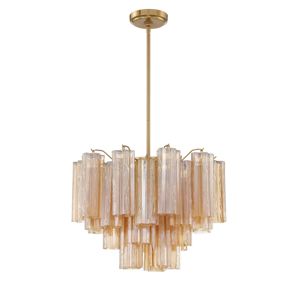 Murano Glass Tube Chandelier — Chandelier | Maison Monashee — view 37