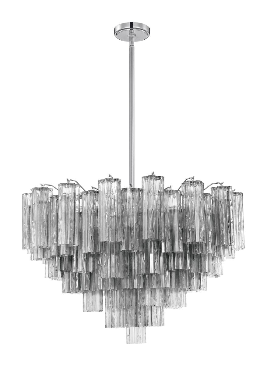 Murano Glass Tube Chandelier — Chandelier | Maison Monashee — view 38